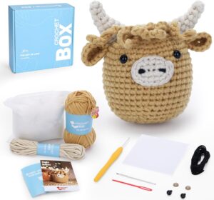 Highland Cow Crochet Kit